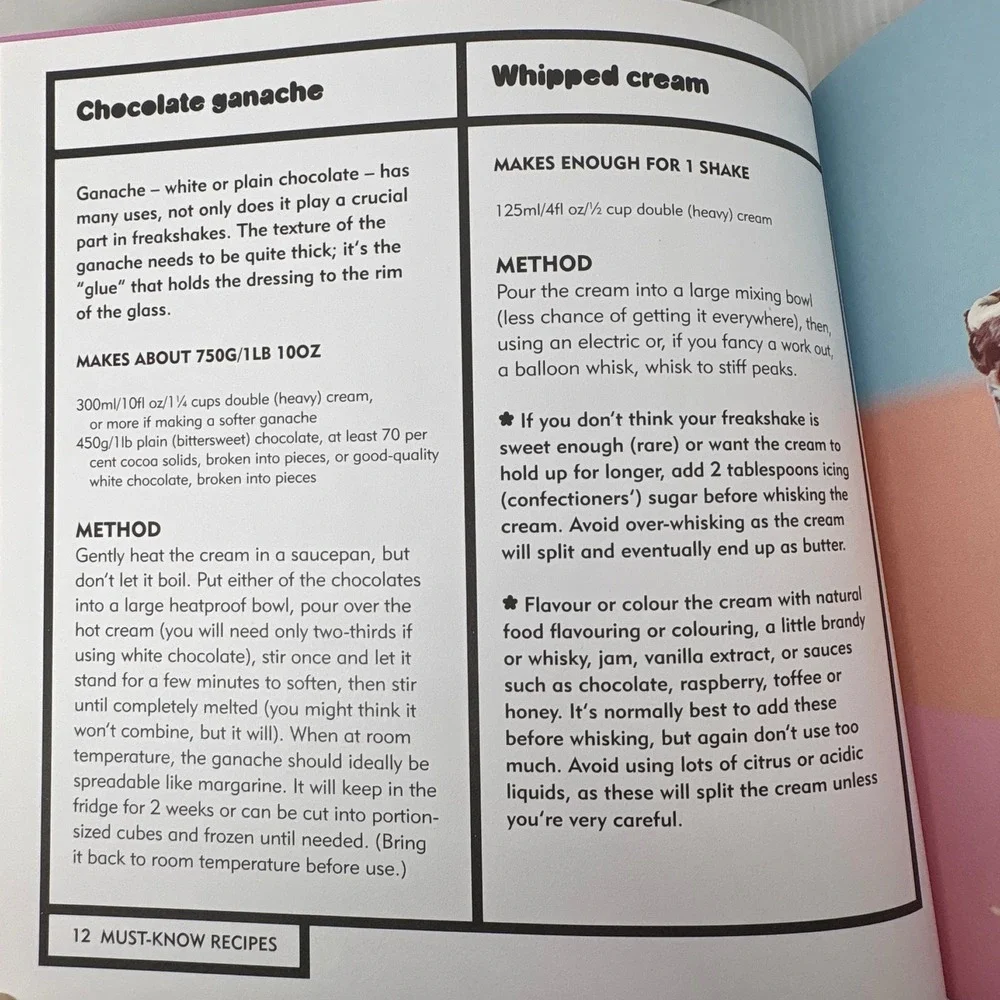 Freak Shakes Cookbook by Paul Cadby, Mega Milkshakes for Sweet‎ Tooth Fanatics